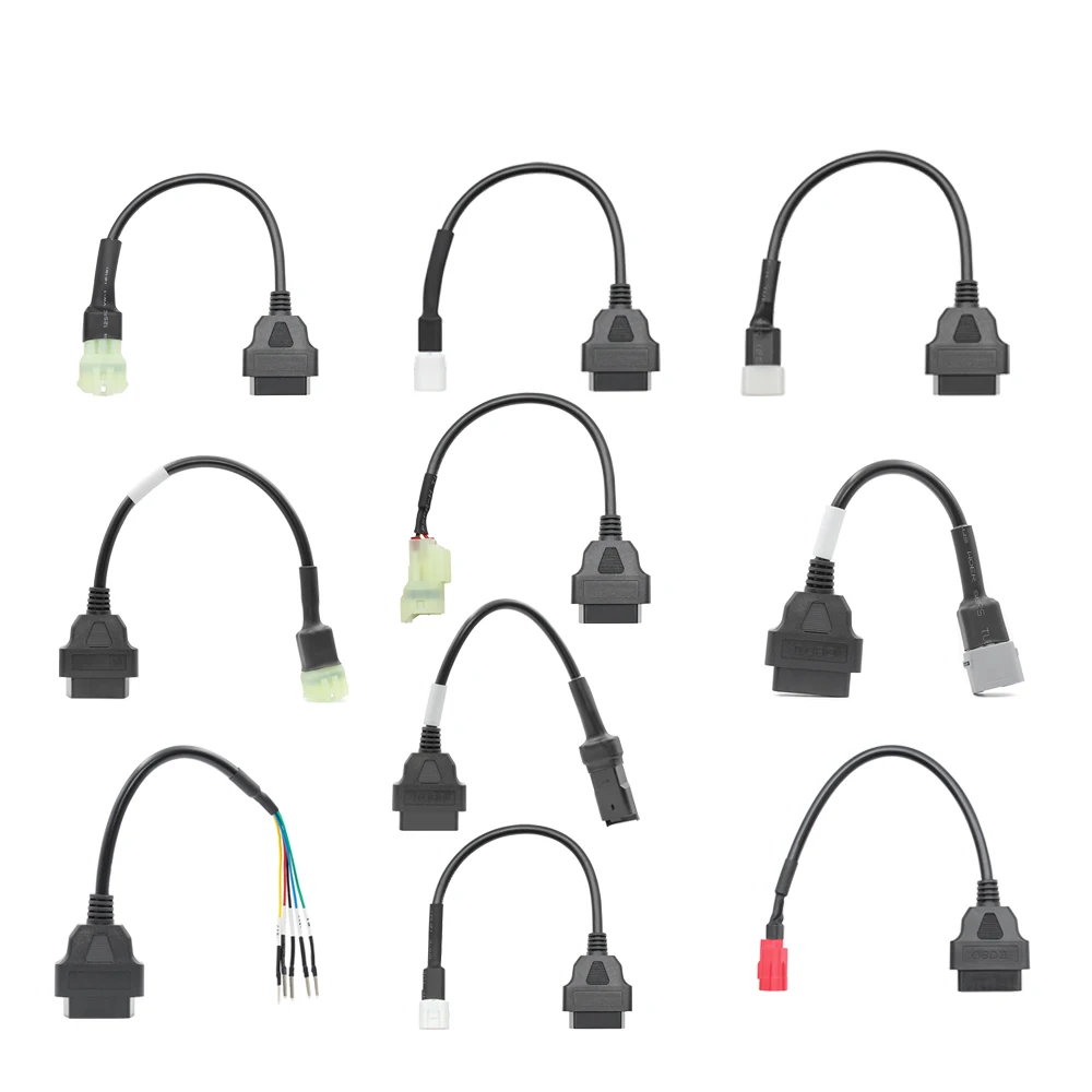 Para ktm obd2 conector da motocicleta motobike para yamaha para honda moto para suzuki para ducati obd 2 cabo de extensão para kawasaki