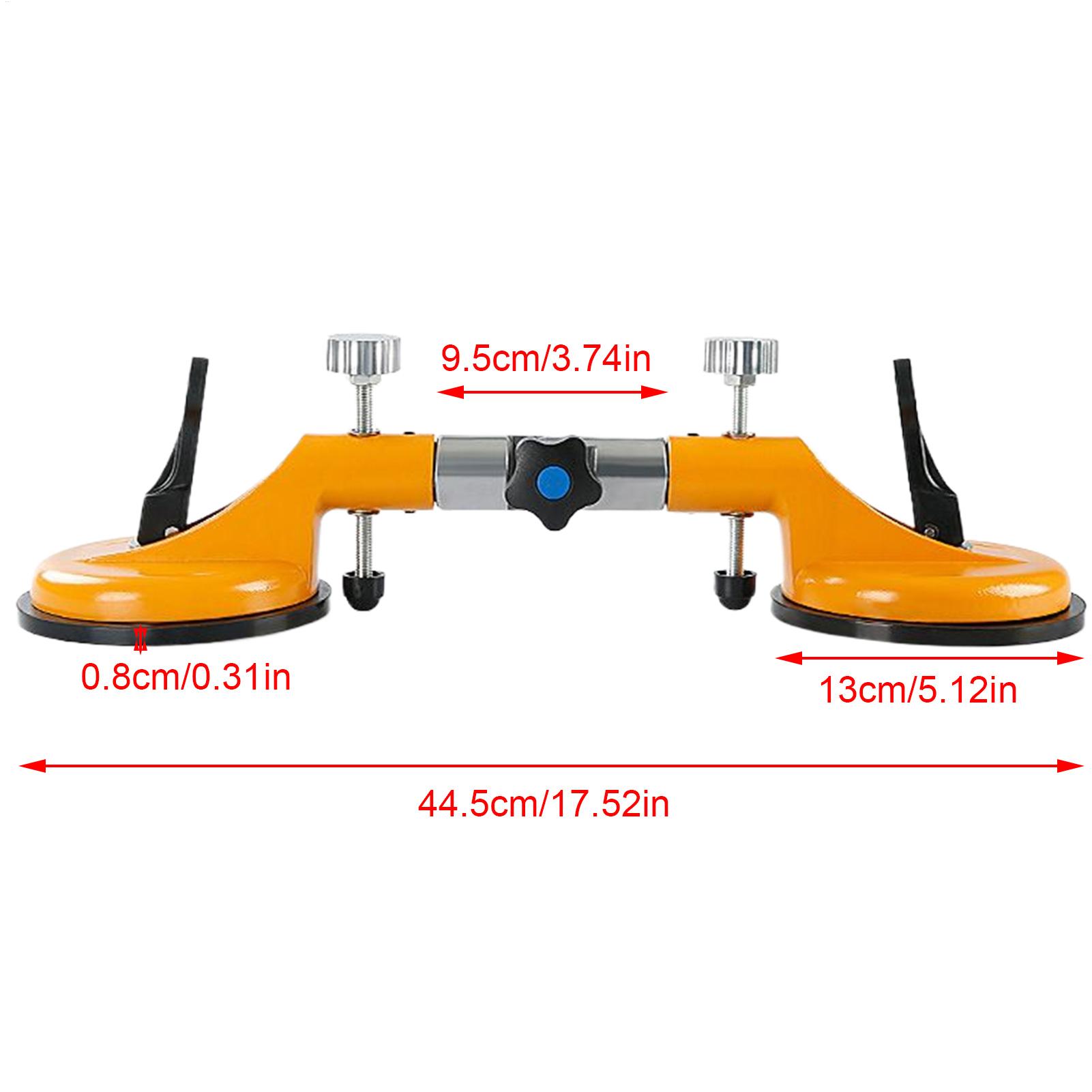 Window Suction Cups Vacuum Suction Cup Handle Glass Puller Aluminum Lifting Plate Flooring Holder For Auto Dent Door Mirror