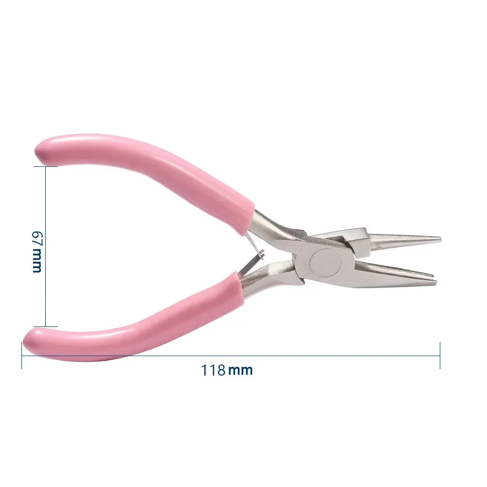 Needle pliers DIY hand accessories tools 5 inch mini pliers,wire winding pliers,jewelry pliers, half groove and half round mouth