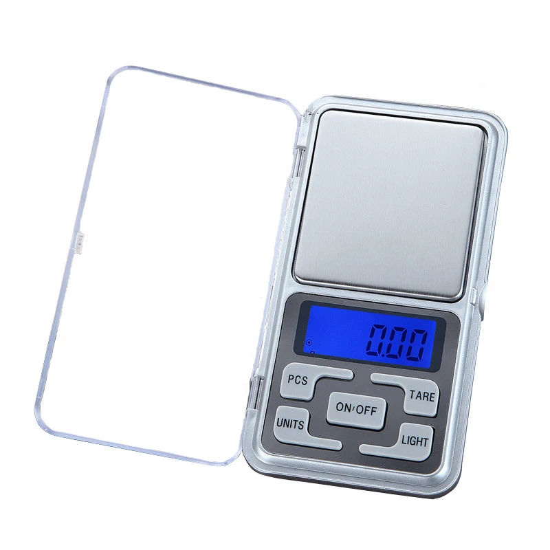 อิเล็กทรอนิกส์ดิจิตอล LCD น้ําหนัก 500g/0.01g Scale Balance Pocket เครื่องประดับเพชร Backlight สําหรับห้องครัวห้องปฏิบัติการ