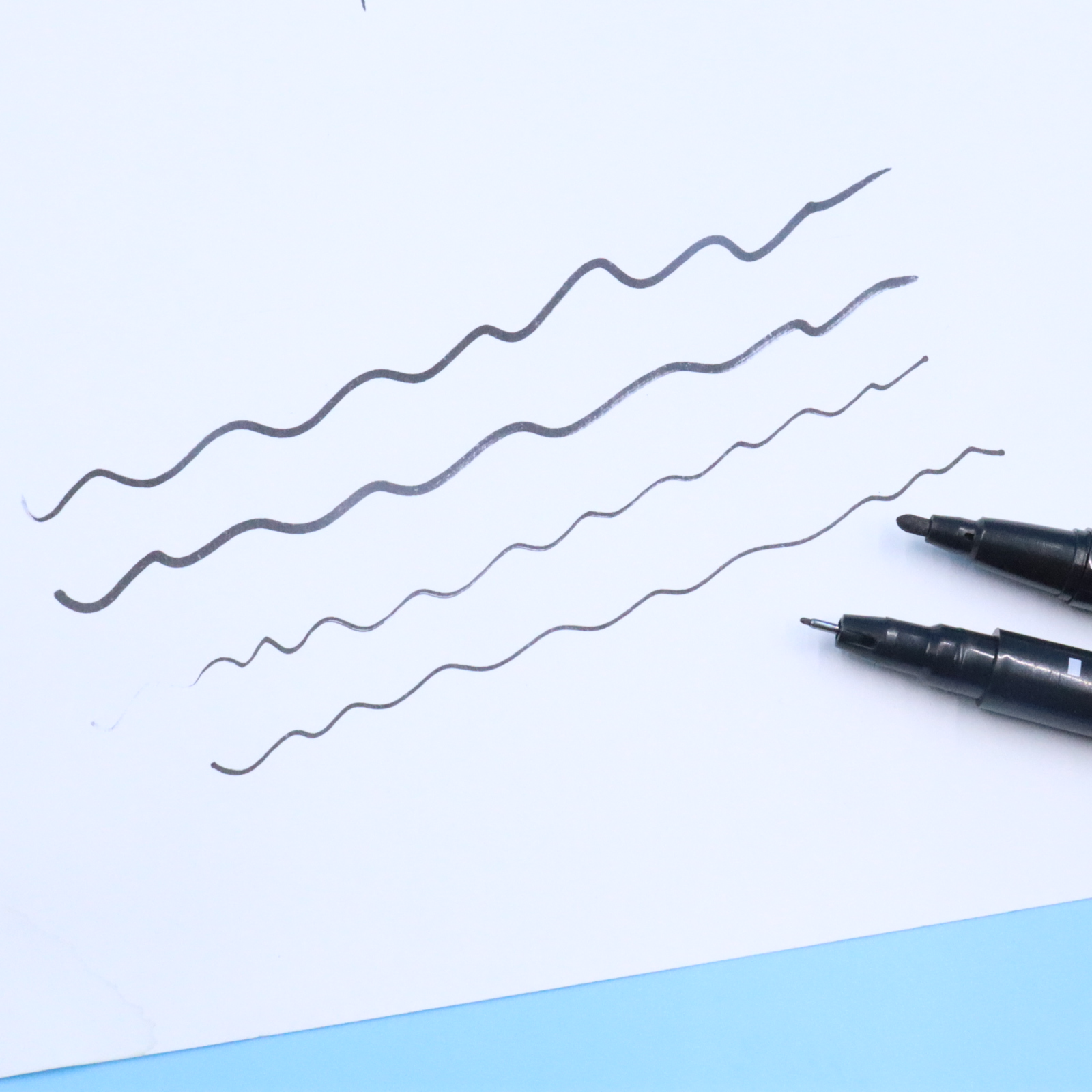 Маркер Перманентный с двойным наконечником, водостойкий, черный, синий, красный, 0,5 мм, 1 мм, 3 шт./компл.