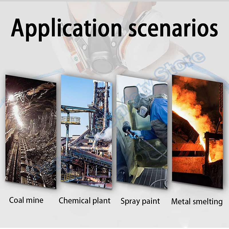 6200 Stofgasmasker Anticondens Veiligheidsbril Zwart Halfgelaatsgasmasker Epoxyhars Schilderen Spray Polijsten Werkveiligheid