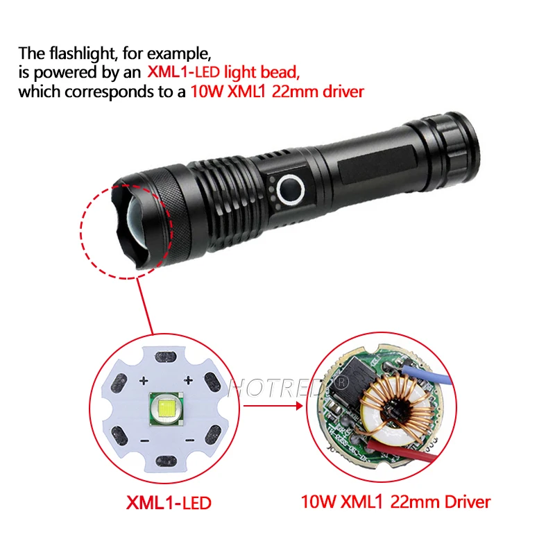 12V LED 懐中電灯ドライバ 3 ワット 5 ワット 10 ワット定電流ドライバ DC1.2V 3.6V 4.2V DIY XPE2 3 ワット 5 ワット 10 ワット 18 ワット XPE 5050 T6 電源