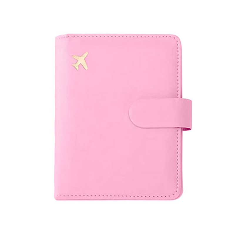 Bolsa de almacenamiento multifuncional para pasaporte, billetera multicapa, cubierta protectora de cuero, Clip de almacenamiento portátil para documentos