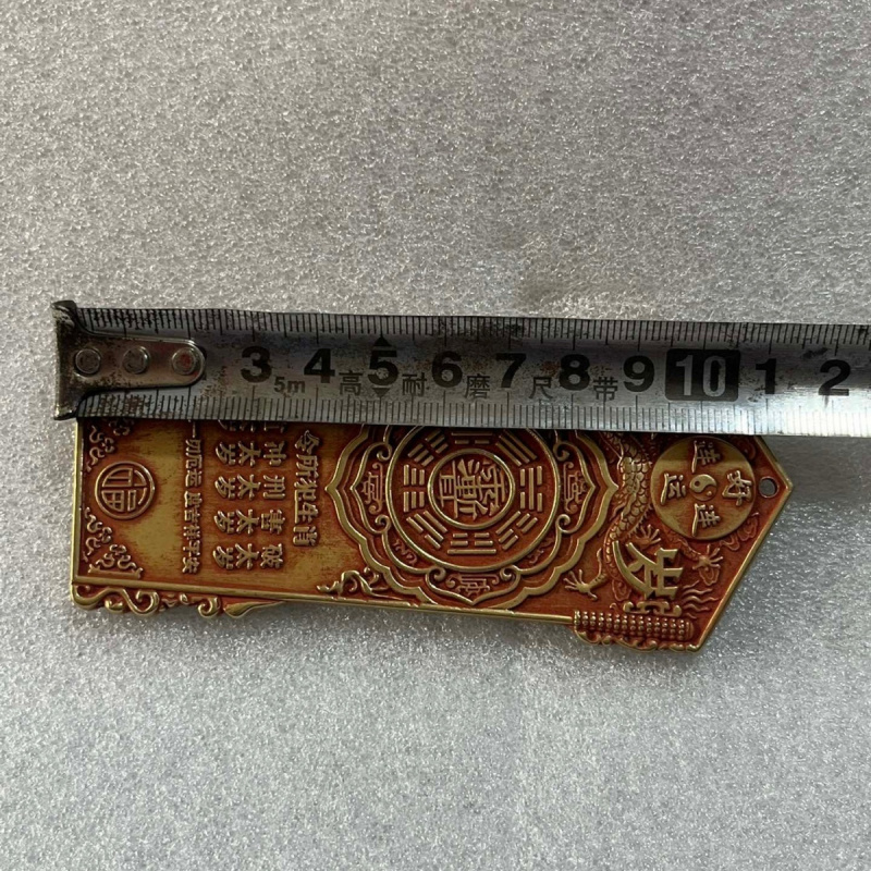 Antique Mascot Brass General Token Ornaments