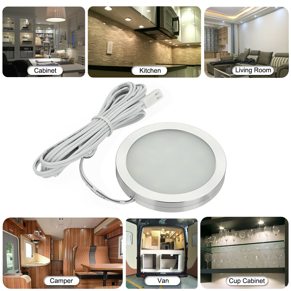 4PCS Camper Lighting Caravan RV Light 12v LED Indoor Light Car Interior LED Reading Light Car Ceiling Lighting