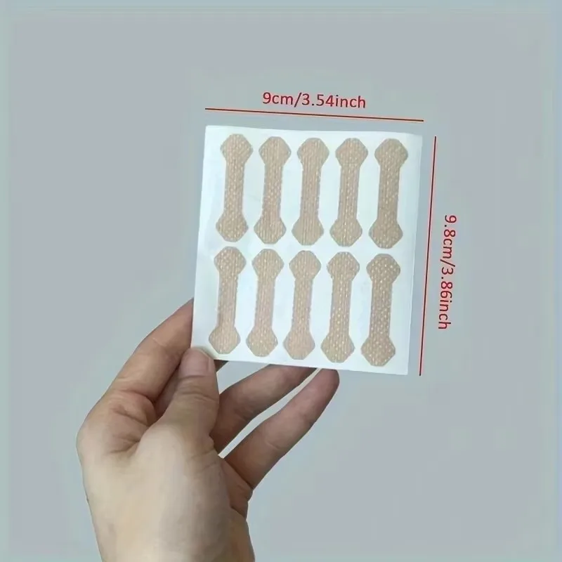 10 Stück Eingewachsene Paronychie Zehennagel-Korrekturstreifen Anti-Nagel-Patch Füße Schlafen Nagel-Patch Nägel in das Fleisch Lange Zehenpolster