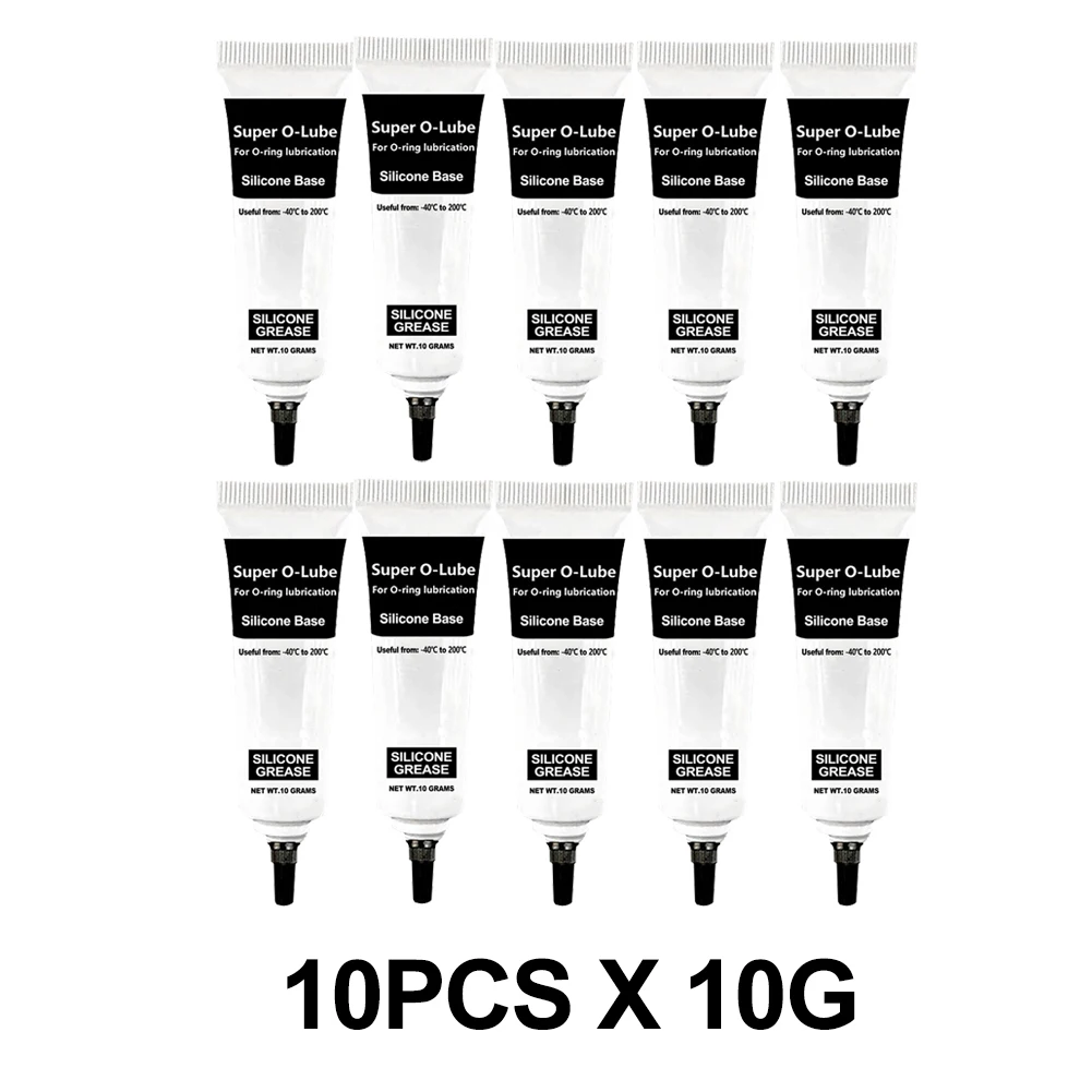 Lubrificante de graxa de silicone 10g, 3/5/10 peças, hardware de melhoria da casa, à prova d'água, super o-lubrificante, lubrificação para máquina de café
