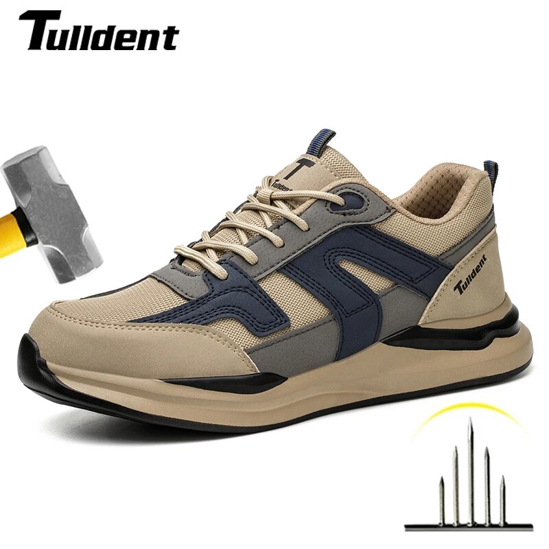 Arbeit Turnschuhe Stahl Zehen Schuhe Männer Sicherheits schuhe pannen sichere Arbeits schuhe Stiefel unzerstörbare Schuhe Sicherheit leicht