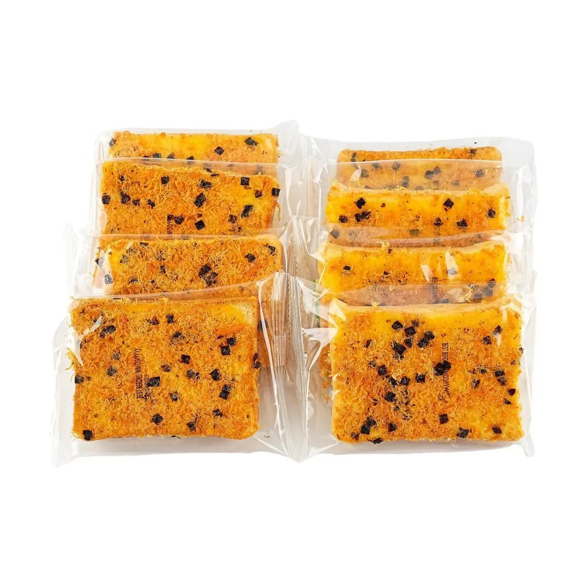 [4Packs] Toastique Seaweed Chicken Floss Toast 8 pieces 15.5 oz*4Packs