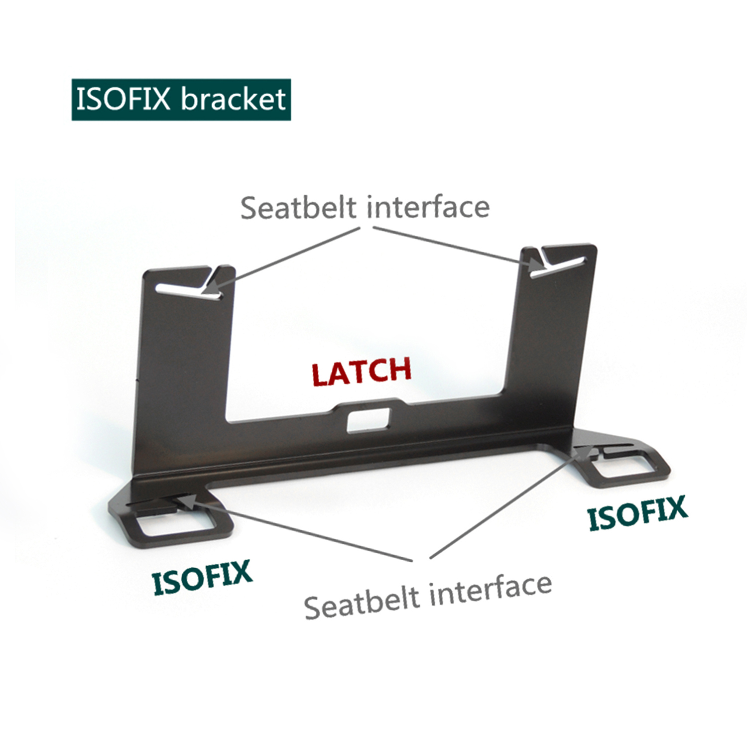 Universal Car Criança Assento Restraint, Anchor Montagem Kit, substituição para ISOFIX Trava Interface Bracket