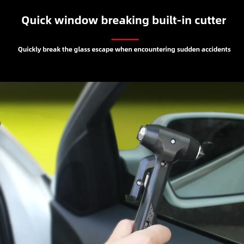 Safety Hammer Car Bus Escape Rescue Hammer Car Large Long Handle Emergency Hammer Window Breaker