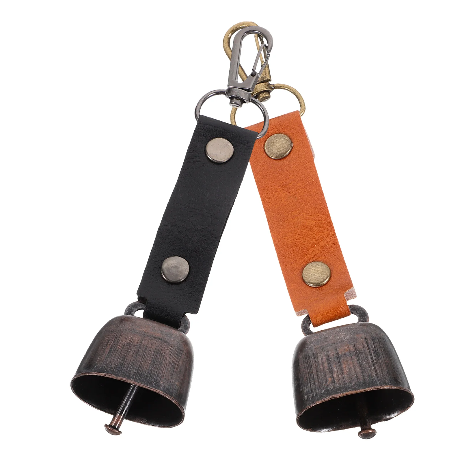 2 Pcs Outdoor Bell Pendant Loud Emergency Whistles Button Buttons Sensor Cow Small Bear Bells