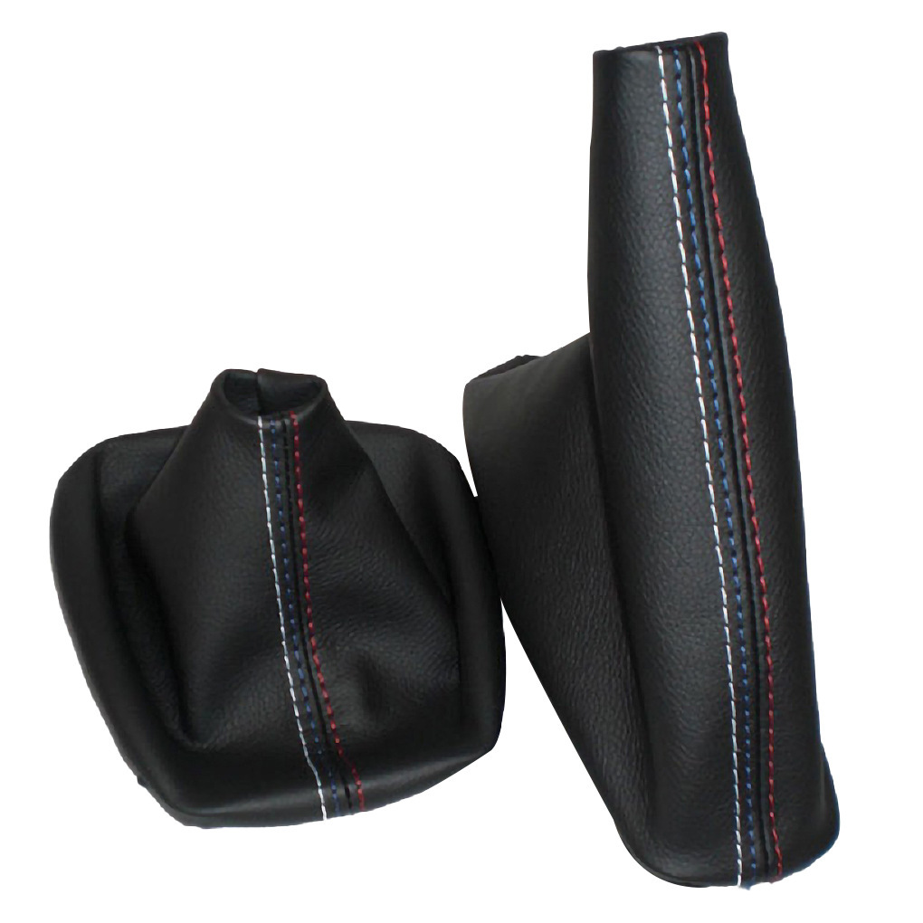 Auto Shift Versnellingspook Stofkap Handrem Handvat Kunstleer Cover voor BMW E30 E36 E34 E46 Z3 Handleiding modellen