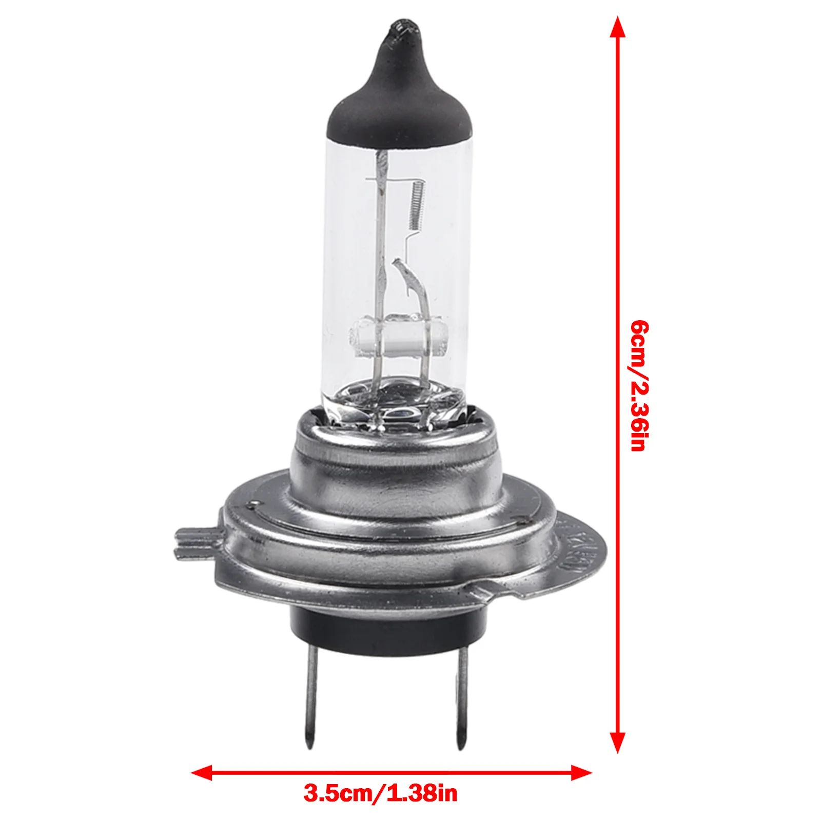 10 pçs h7 lâmpada halógena do farol super brilhante lâmpada do carro farol 55w 12v lâmpadas do farol do carro halogênio luzes do carro