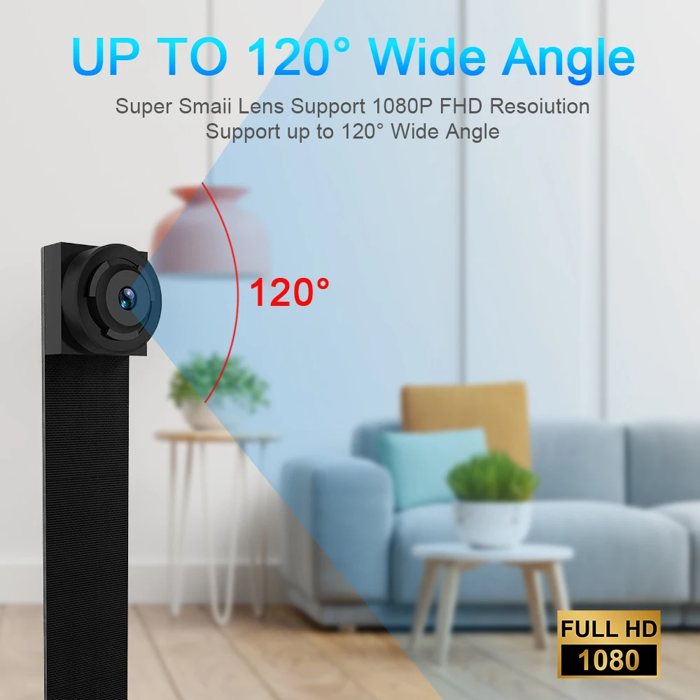 HD 1080P Mini Camera Video Recorder Home Security WiFi Camera DIY Module Motion Detection Surveillance Camcorder Remote View