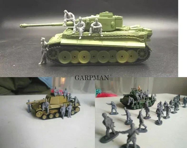 1/72 Nhựa Lắp Ráp Mô Hình Xe Tăng Bộ Quân Sự Thời Thế Chiến Thứ 2 Mô Hình Xếp Hình 24 Kiểu Xe Tăng Cát Bàn Xe Tăng Đồ Chơi Cho Bé Trai