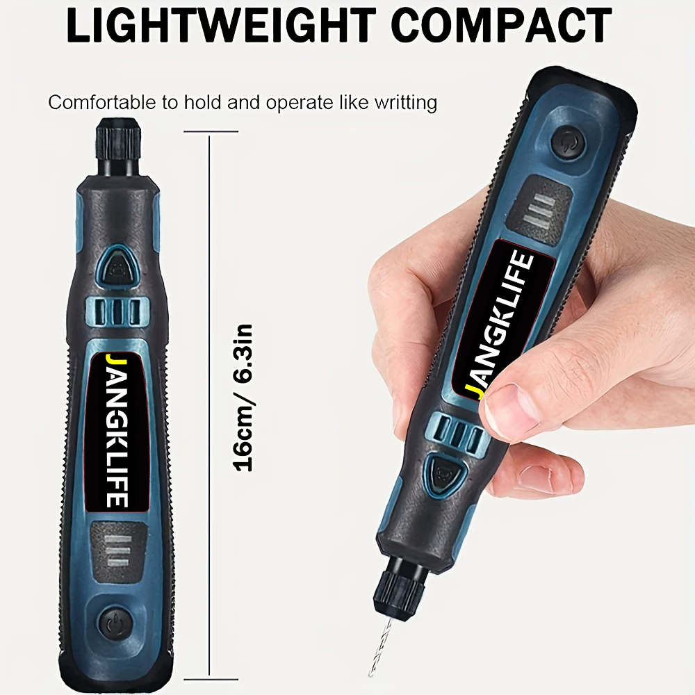 USB ไร้สายโรตารี่ชุดเครื่องมืองานไม้แกะสลักปากกา DIY สําหรับเครื่องประดับแก้วโลหะมินิไร้สายเจาะ