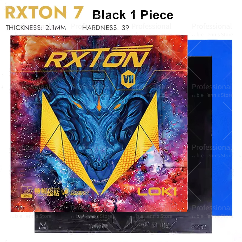 LOKI RXTON 1 3 5 7 Tafeltennisrubber Sticky Ping Pong Rubber Topsheet met vooraf afgestemde elastische spons Loki Rubber paletas de
