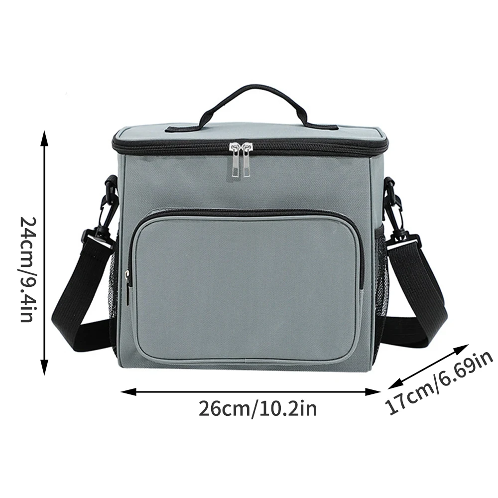 1 szt. Pudełko izolowane o dużej pojemności, ręczne crossbody, producent pakietów lodu na świeżym powietrzu, torba piknikowa, torba izolowana