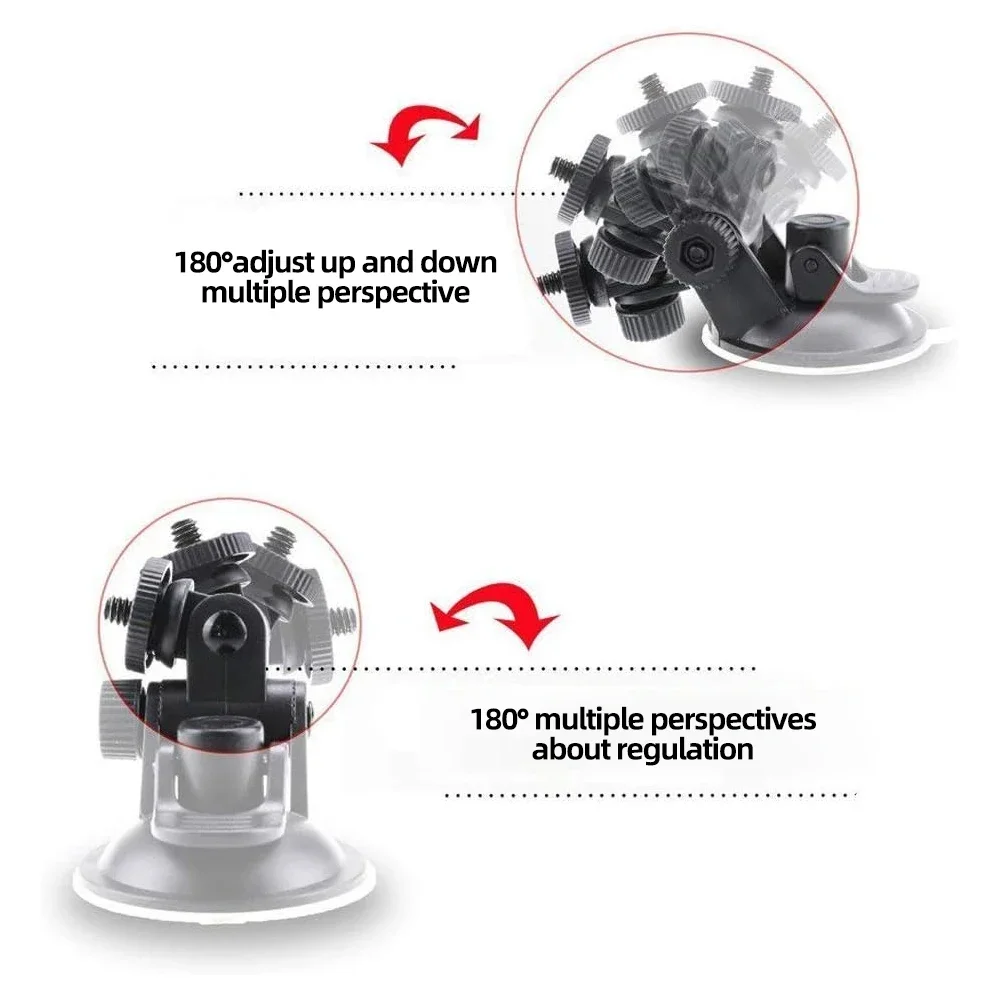 For GoPro Car Suction Cup Mount Windshield Mount for GoPro Hero 13 12 11 10 Insta360 X4 DJI Action 4 3 Action Camera Accessories