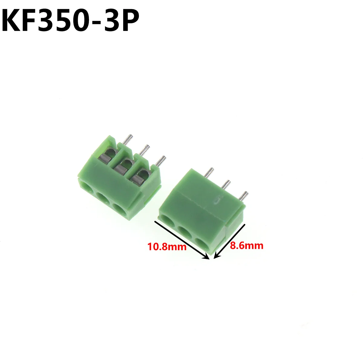 50/20 pz KF103-5.08-2P KF103-2P KF126 KF127 KF128 KF129 KF300 KF301 KF350 vite 2Pin 5.08mm perno dritto blocco vite 22-12A WG