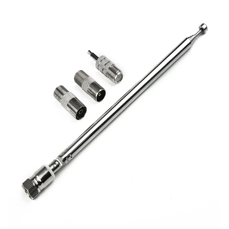Teleskop DAB FM Radio Antenne Adapter HiFi AV Empfänger Mini System Antenne Antenne Länge F-männlich Stecker Radio Zubehör