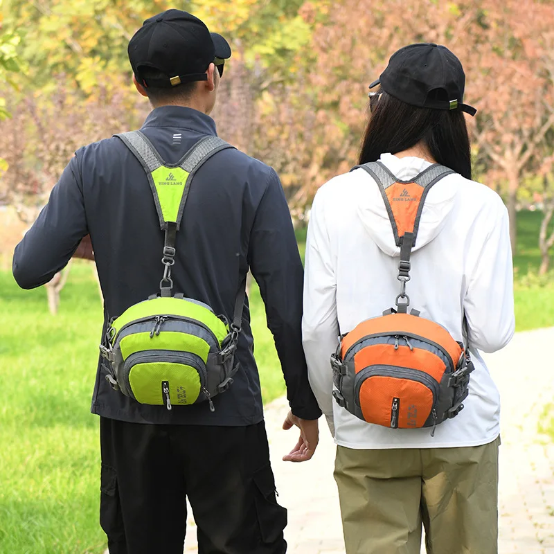 Esportes ao ar livre saco da cintura ciclismo acampamento escalada mochila dos homens caminhadas ombro correndo garrafa de água bicicleta fanny pacote pesca