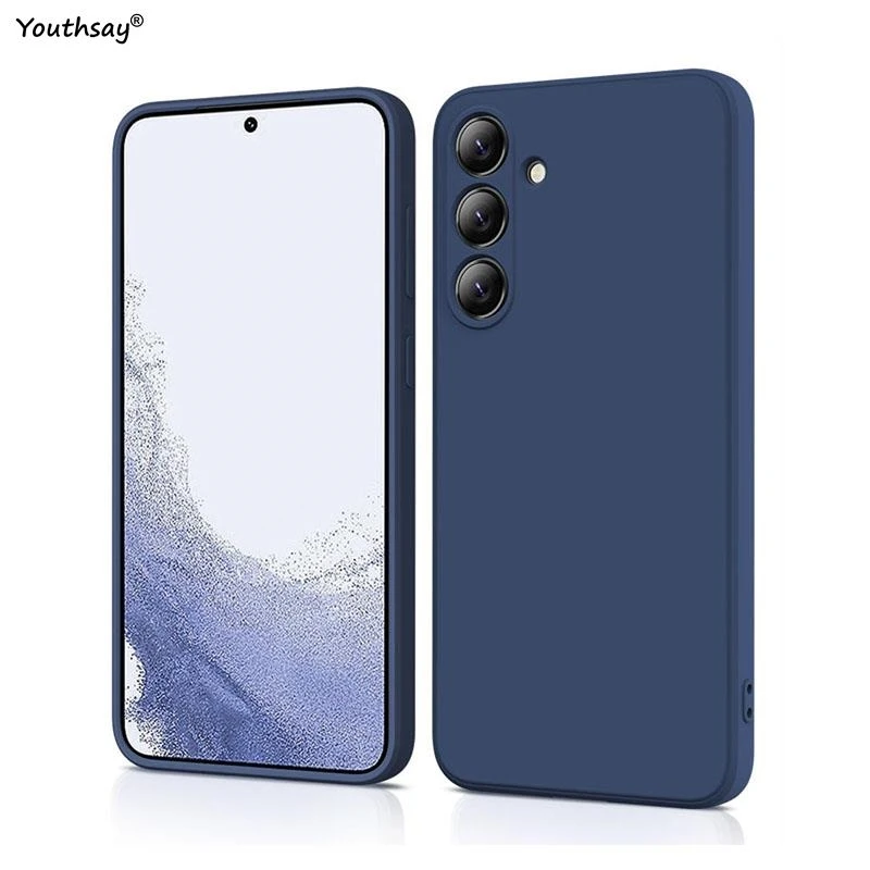 Para Samsung Galaxy A16 Funda Samsung Galaxy A16 A56 A36 A15 A55 Funda Coque suave Original Funda de silicona líquida Samsung A16