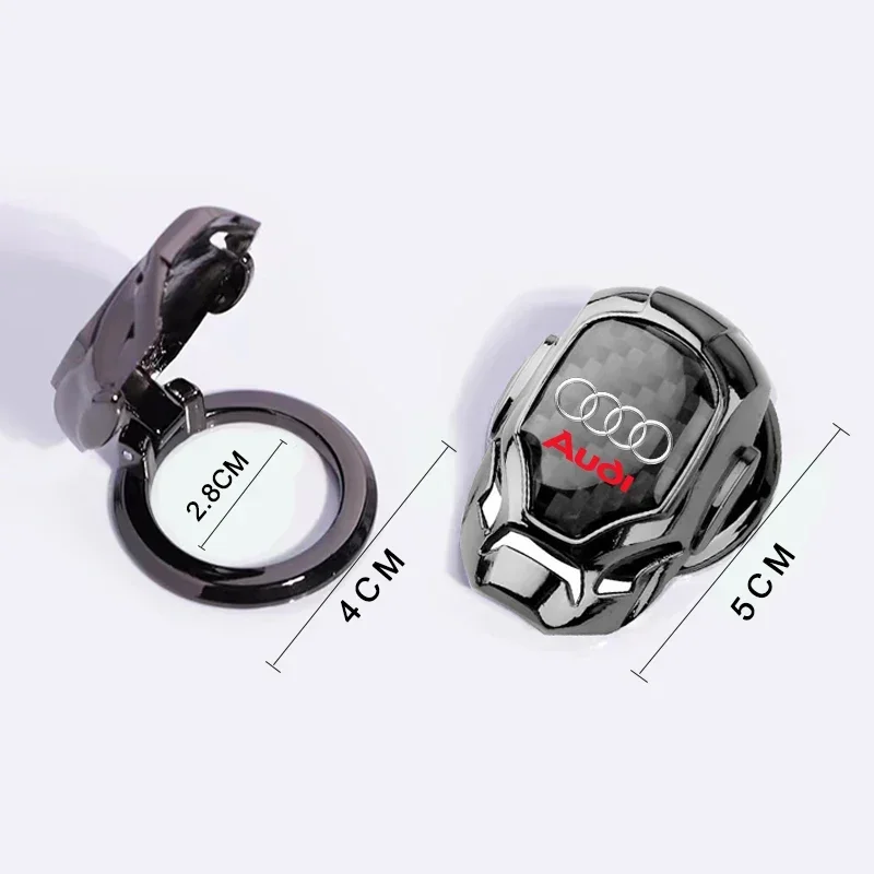 Cubierta protectora de arranque con un solo clic para coche, pegatina decorativa de botón Interior para Audi A8 A5 A6 C5 C6 C7 A7 A1 A3 A4 B5 B6 Q3 Q5 Q7 TT