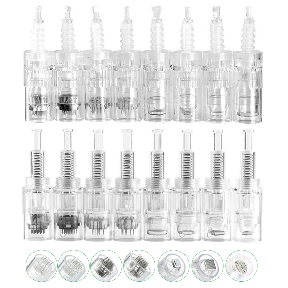 5/10 Stück Dr.imp Pen Nano-Patrone Microneedle Tips Bajonett/Schraube Mikronadeln Derma Pen Microneedling Dermapen Microneedling