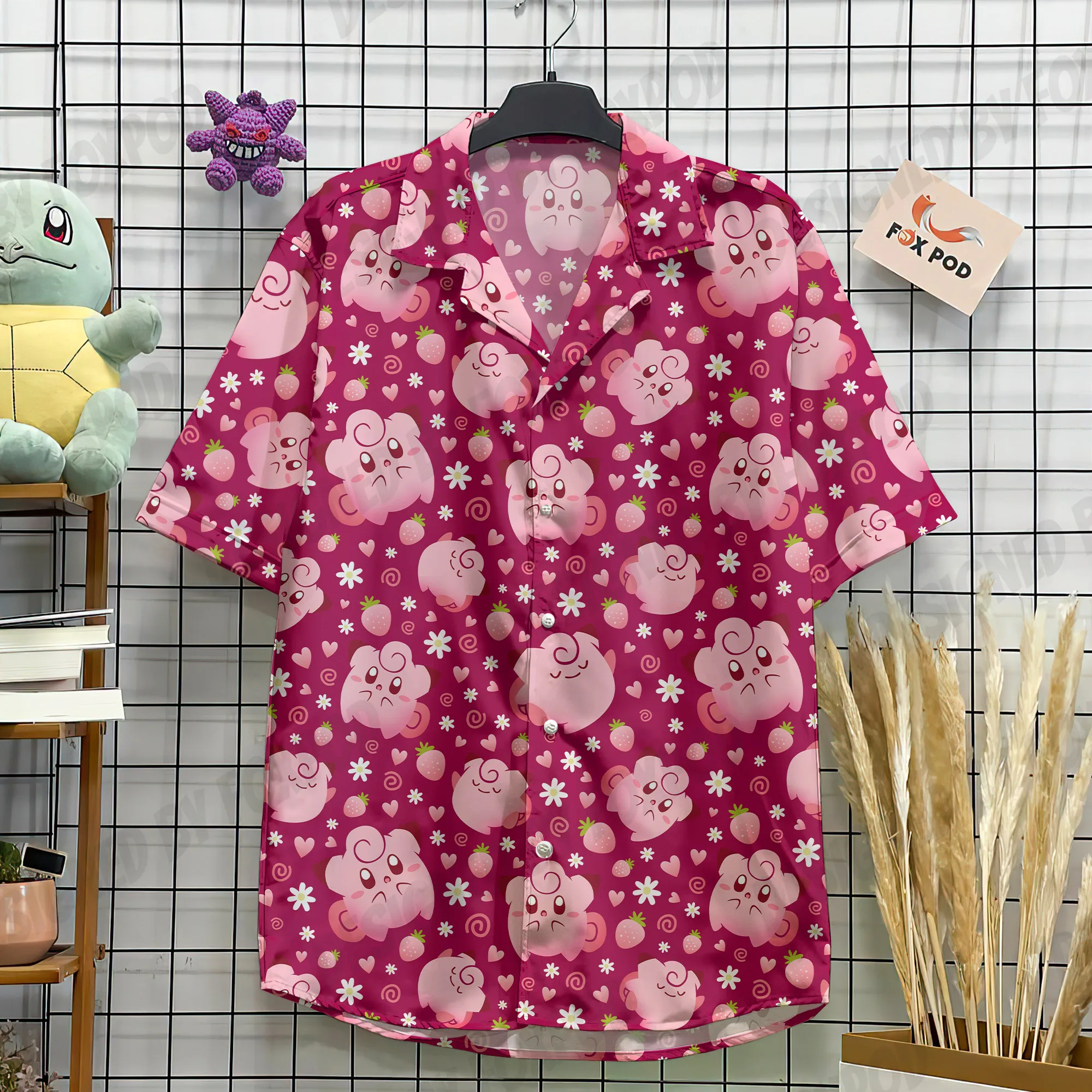 Camicie hawaiane da uomo per uomo Casual Cartoon Camicie stampate in 3D Camicette da spiaggia larghe a maniche corte Top oversize Camicias homme