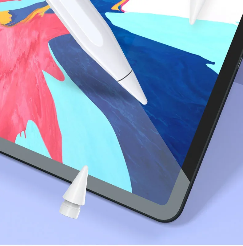 Replacement Pencil Tips for Apple Pencil 1st 2nd Generation iPencil Smooth Spare Nibs for iPad Pro Pencil 1/2 Stylus Fine Nib