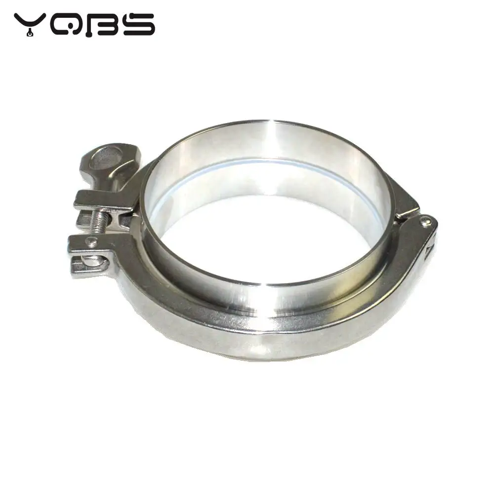 Yqbs triclamp ss flange sanitária tubo de solda virola tri braçadeira ptfe ou junta de silicone aço inoxidável sus ss 304