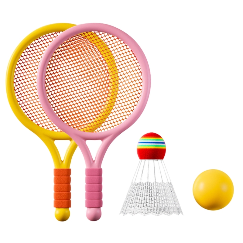 Kinder-Badmintonschläger-Set, leichte Kinder-Tennis-Badminton-Tennisschläger