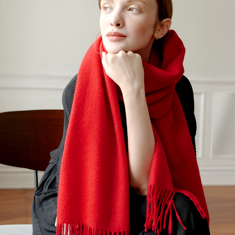 Solidlove bufanda de lana de invierno, bufandas para mujer, bufandas para adultos para damas, bufanda de lana 100%, Poncho de Cachemira a la moda para mujer