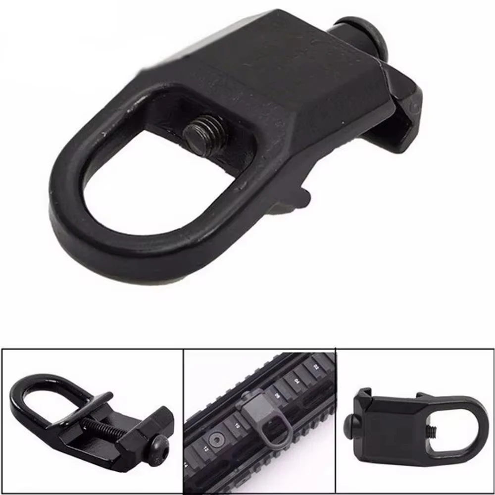 ยุทธวิธี Quick Detach RSA GBB หัวเข็มขัด QD สลิงเหล็ก Airsoft RIFLE Fit 20 มม.Picatinny Weaver Rail อุปกรณ์ล่าสัตว์