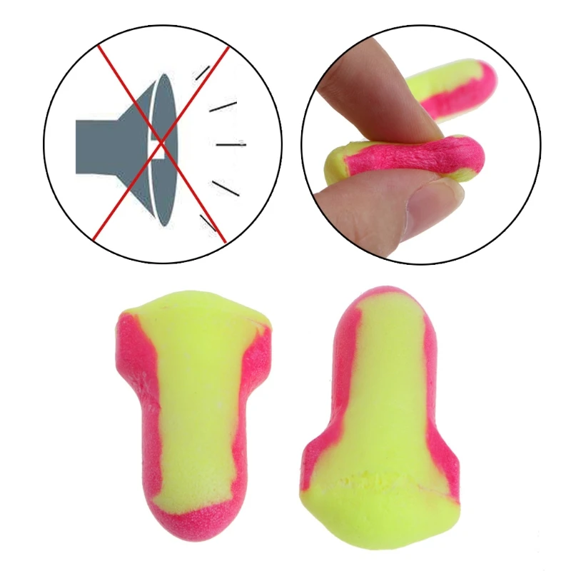 Bộ 10 Đôi Tất Dùng Một Lần Xốp Mềm Nghe Nhét Ngủ Du Lịch Làm Việc Bảo Vệ Mang Chống Ngủ Không Dây Thả con Tàu