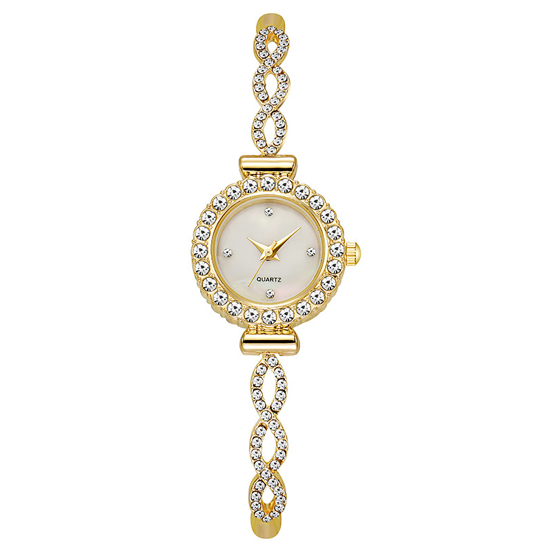 Relógio de quartzo de strass feminino, relógios femininos, relógio, moda