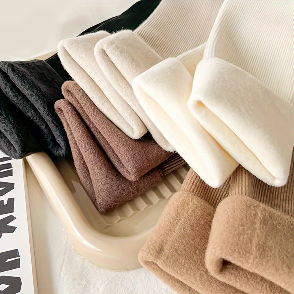 5/10/20 Pairs Frauen Winter Verdicken Warme Kurze Socken Thermische Kaschmir Wolle Socken Nylon Schnee Samt Stiefel Hause boden