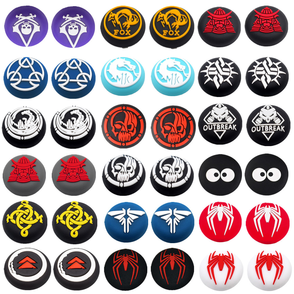 Anti-Slip Silicone Cap Thumbstick Grip Caps For Playstation 5 PS5 PS4 PS4 Slim PS3 Xbox Series X/S ONE 360 Controller Joystick