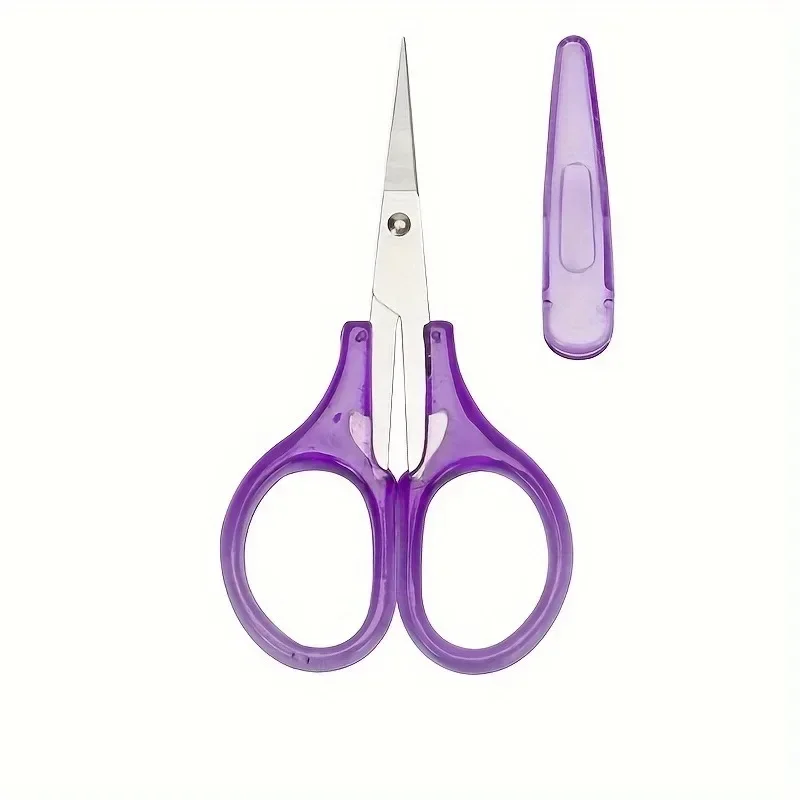 1 PC Compact Precision CRAFT กรรไกร SHARP ใบมีดสแตนเลสพร้อมหมวกป้องกัน, Tsa-ได้รับการอนุมัติสําหรับเดินทางเครื่องเขียน