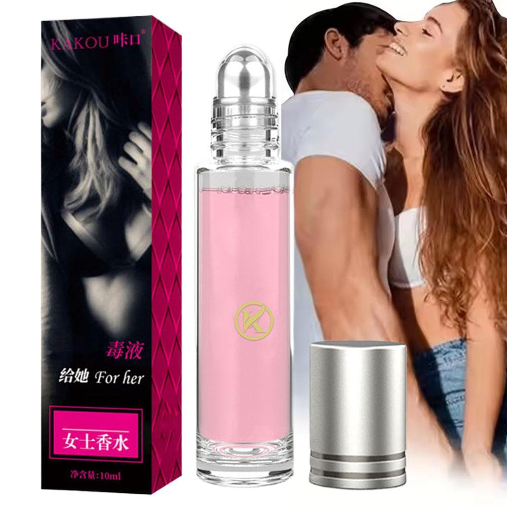 Perfume de 10ml para hombres y mujeres, Perfume de bola, feromonas para mujeres, Perfume de aceite esencial para hombres, atrae el sexo opuesto, fragancia duradera