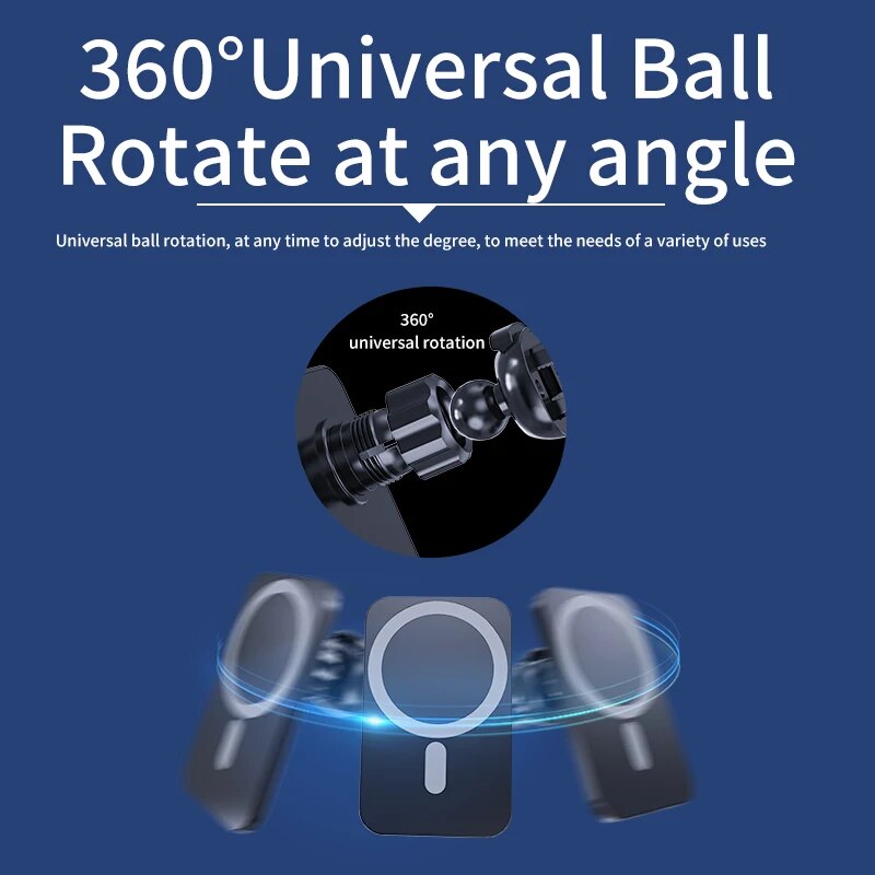 30w magnetisches kabelloses Auto ladegerät für iPhone 15 14 13 12 Pro Max Mini Macsafe Autotelefon halter Stand halterung Schnell ladestation