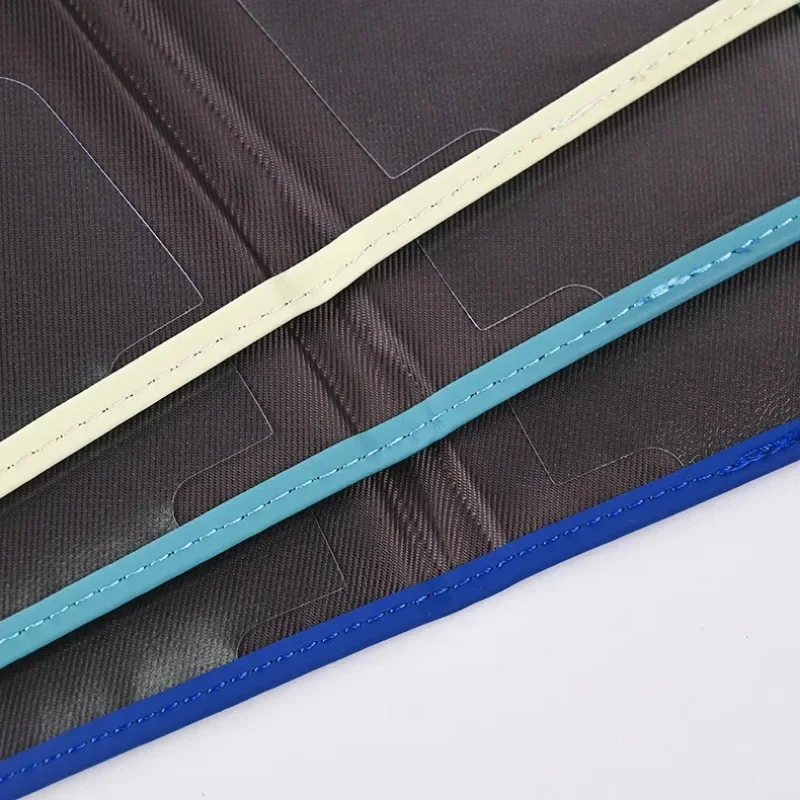 Funda impermeable de Pu para pasaporte, billetera para pasaporte, tarjetero de negocios, soporte para documentos, funda protectora, 1 Uds.