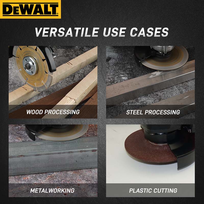 Dewalt dcg414 moedor de ângulo sem escova 125mm metal/madeira/tubo corte carga polimento moedor ferramenta elétrica apenas ferramenta