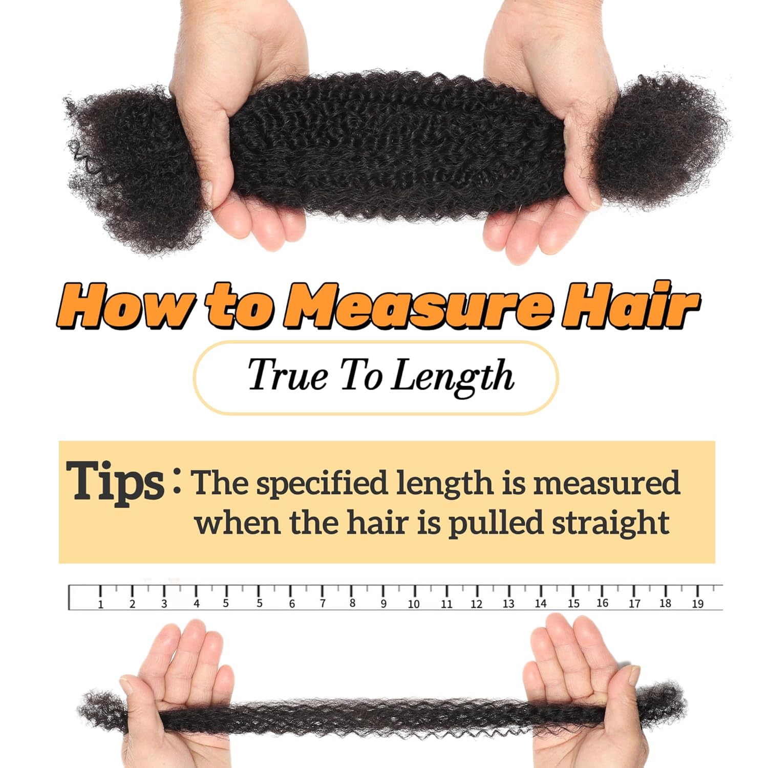 Afro Kinky 4C Curly Bulk Crochet 100 % Echthaar 50 g/Packung Weiches Haar für Locs Repair Dread Extensions Mini Twists Braids