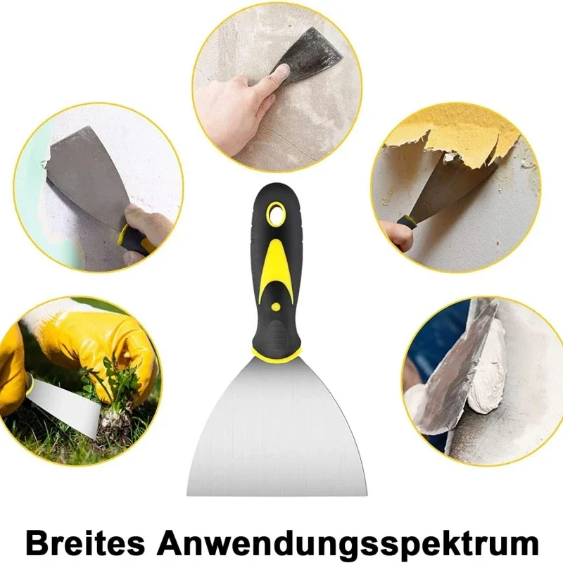 2/3/4/5 นิ้วสแตนเลส Putty Knife Scraper Shovel สีเครื่องมือเครื่องมือก่อสร้างในครัวเรือนอุตสาหกรรมทําความสะอาด