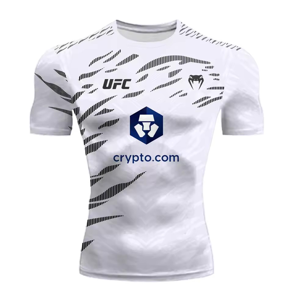 2025 新しいホット販売 UFC ボクシング試合追求者 Tシャツ男性と女性のための夏カジュアル通気性特大速乾性トップ