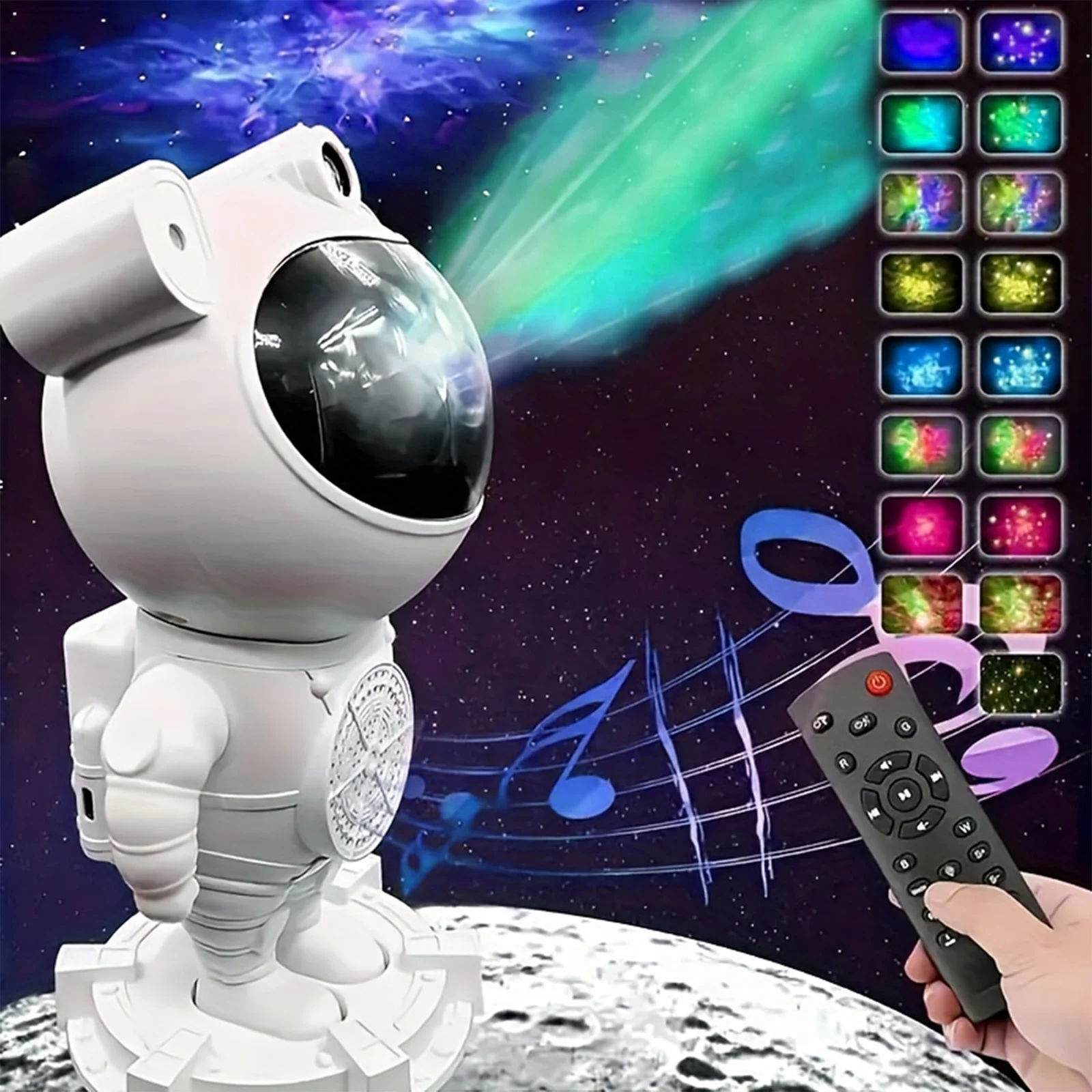 Astronauta estrela projetor galáxia luz noturna, lâmpada de mesa de projeção de teto led, lâmpada estrela, luzes noturnas para decoração de quarto
